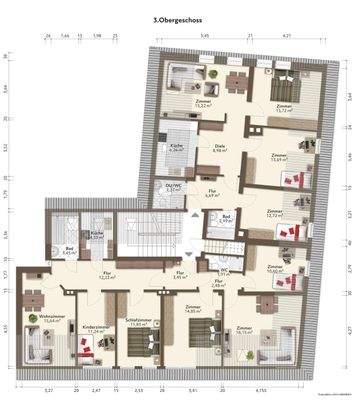 Grundriss 3. Obergeschoss