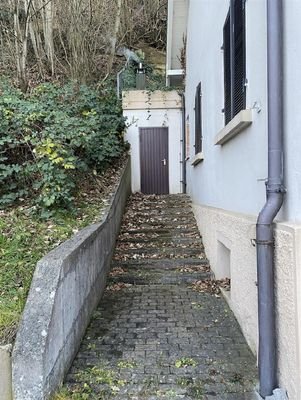 Zugang Anbau von anderer Seite