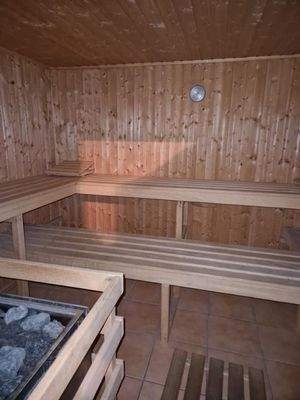 Sauna im Keller