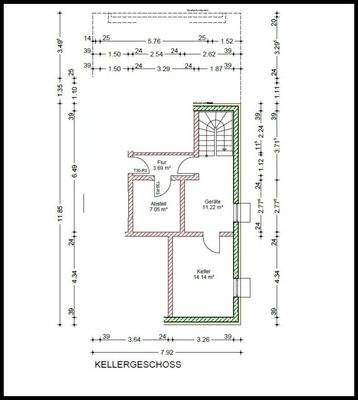 Grundriss Untergeschoss