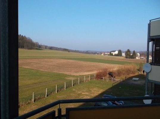 Blick vom Balkon in Richtung Süden