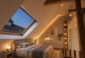 KI Staging Schlafzimmer