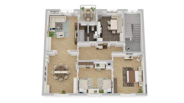 Wohnbeispiel Grundriss