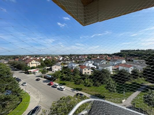 Blick vom Balkon