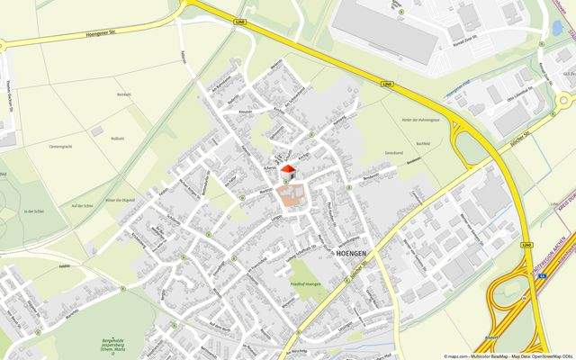 Geolyzer Kartenausschnitt