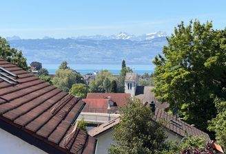 Aussicht vom Balkon