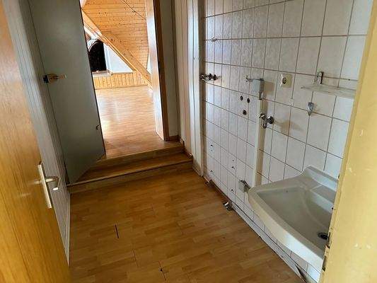 Durchgang zum Raum über der Garage