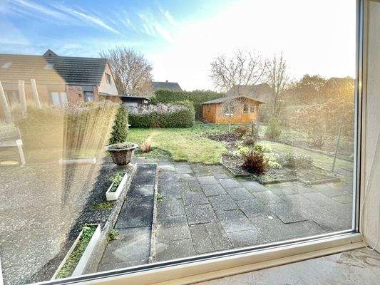 Ausblick in den Garten