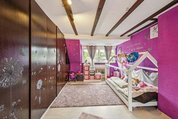 Kinderzimmer im Dachgeschoss