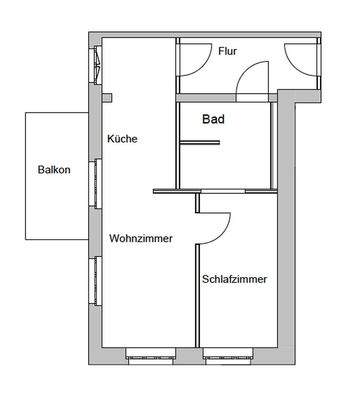 Wohnungsgrundriss