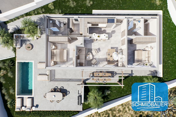 Kreta, Klima: Neues Projekt mit Swimmingpool und herrlichem Meerblick