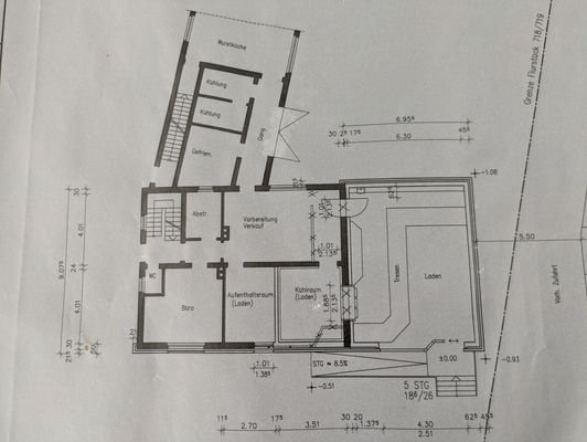 Grundriss Laden