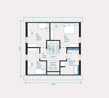 Familienfreundlicher Grundriss
