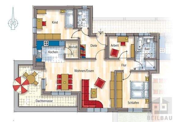 Grundrissplan A9 (ohne Maßstab)