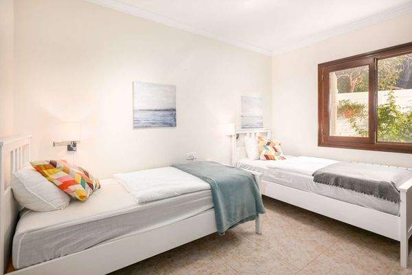 Schlafzimmer mit Einzelbetten