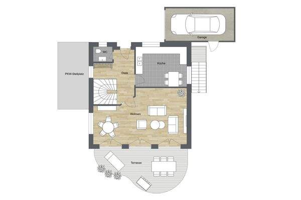 020 - Grundrissplan Erdgeschoss