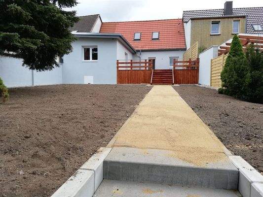 Hausansicht von hinten