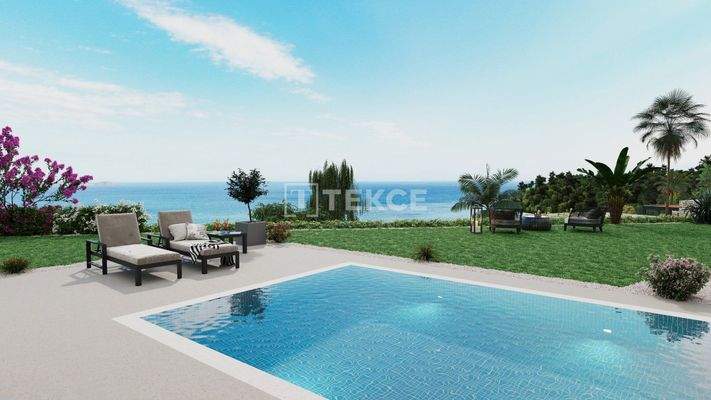 Sea View Properties in a Complex with Pool in Bodrum Turkey
