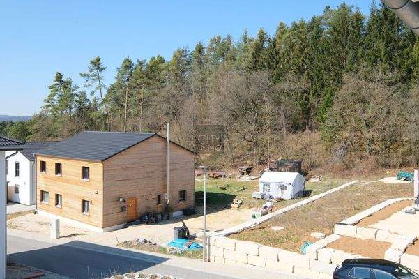 Ausblick v. Schlafzimmer