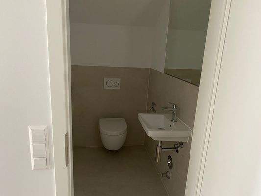 Kleines modernes Gäste WC