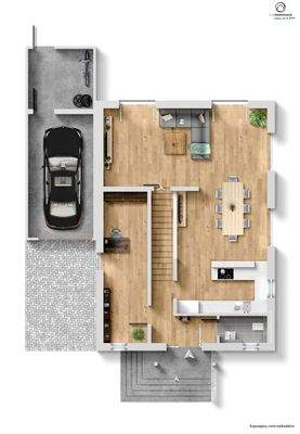 Grundriss Skizze Erdgeschoss