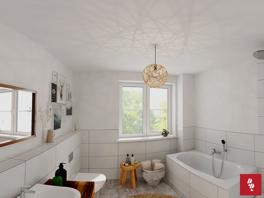 Visualisierung Badezimmer Wohnung 1 
