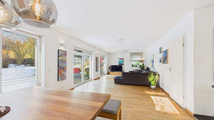 Blick ins Wohnzimmer