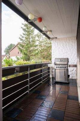 Balkon vor Schlafzimmer