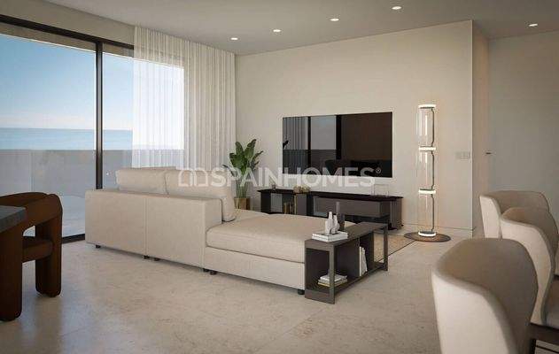 Sea View Flats Near Arenal-Bol Beach in Calpe