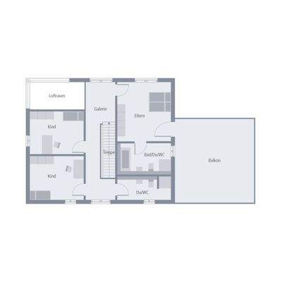 Grundriss Obergeschoss