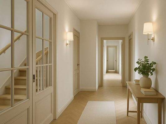 Visuelle Veranschaulichung - Herrenhaus Flur OG