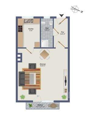 Beispiel Grundriss 2. OG