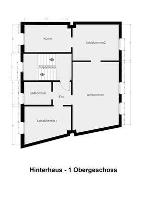 Hinterhaus - 1 Obergeschoss