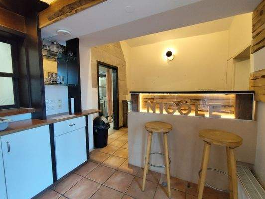 Pizzeria - Ausschank Theke