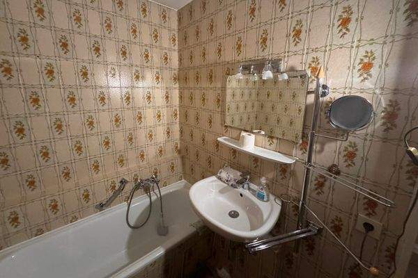 Blick in das Badezimmer
