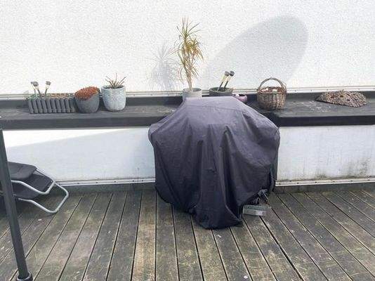 Dachterrasse Maisonette-Wohnung Vorderhaus