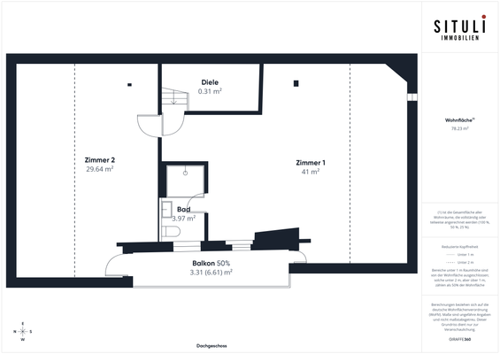 Grundriss Dachgeschoss