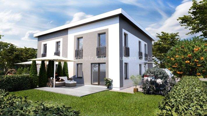 DHH  m² Ansicht  seitlich