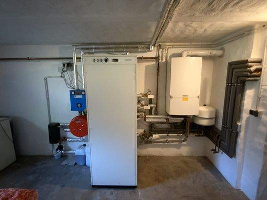 Gas- und Warmwasserstation