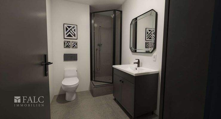 Badezimmer, Modern - (KI generiert)