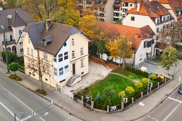 Ansicht Ecke Ulmerstraße/Kobelweg