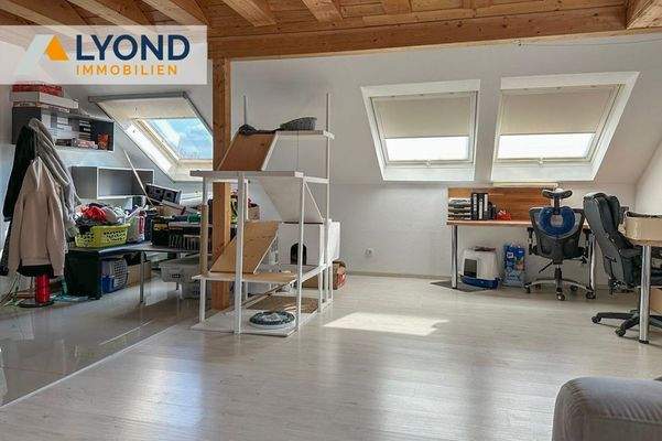 Wohnzimmer Dachgeschosswohnung