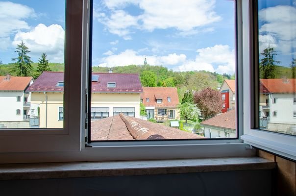Blick von der Küche auf Mariahilfberg