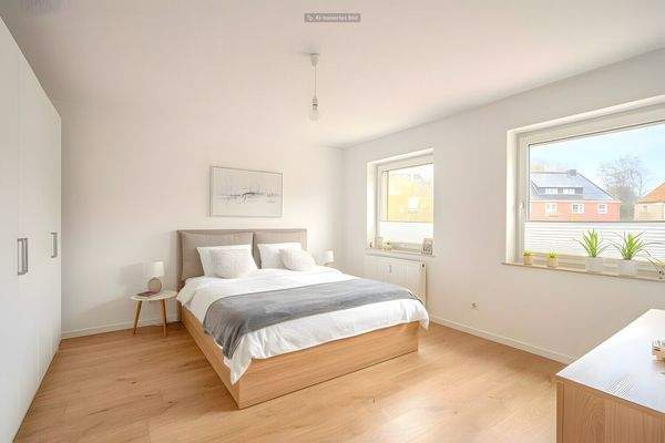 Kinderzimmer als Schlafzimmer digital möbliert