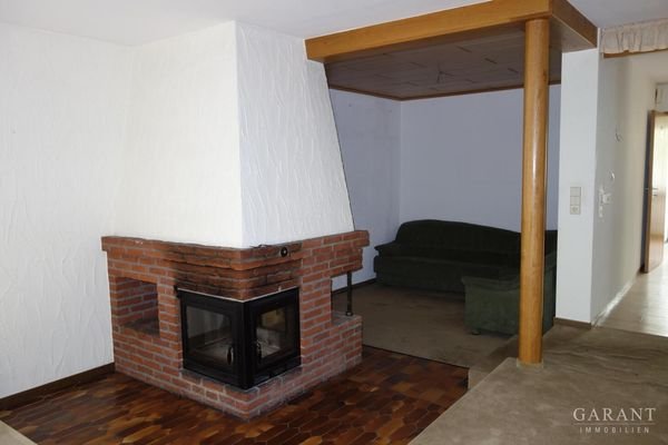 Wohnzimmer mit Relaxniesche