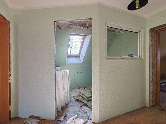 Bauabschnitt Bad im DG