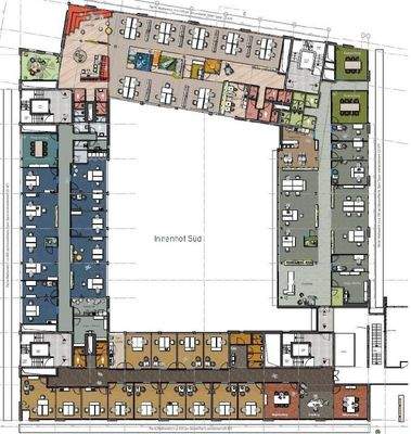 Grundriss Regelgeschoss BT Süd