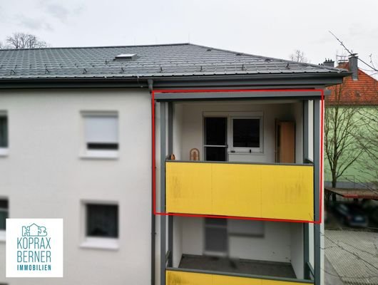 Ansicht hinten Loggia
