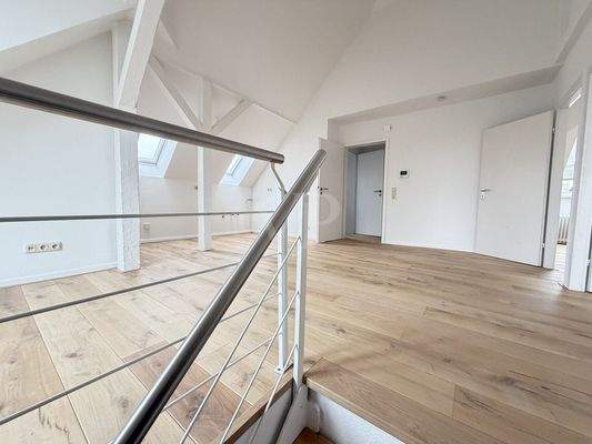 Galerie im Dachgeschoss