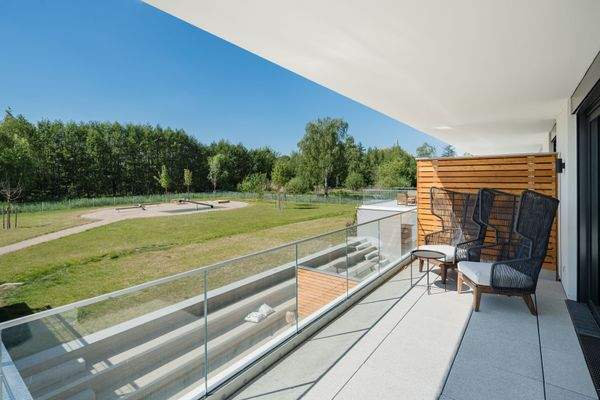 Loggia im Erdgeschoss